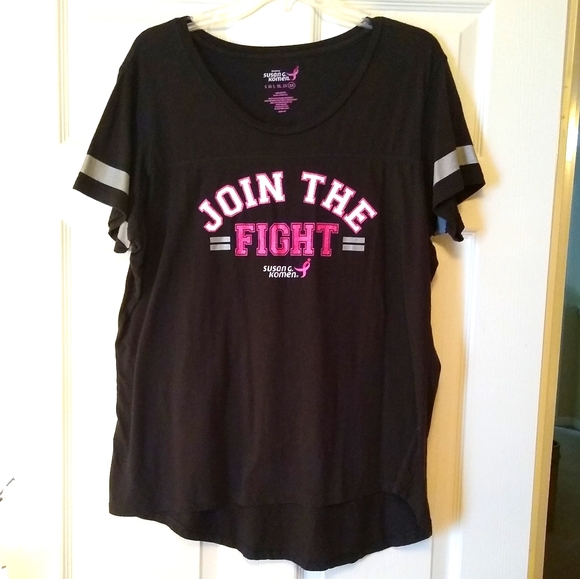 Tops - Susan G. Komen breast cancer awareness tee